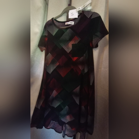 Lularoe Small Carly Swing dress  #7457 - Picture 4 of 4